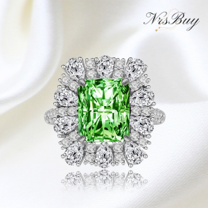 green irregular ring