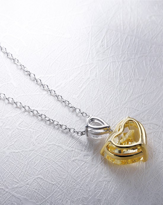 Ice cut heart type high carbon diamond